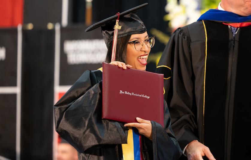 Graduation cap with just did it written on top