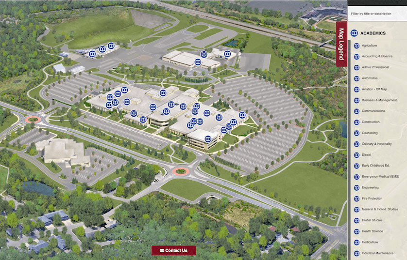 FVTC Appleton Virtual Tour Map