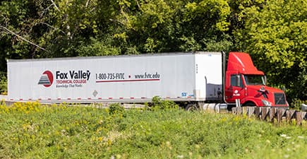 FVTC semi truck and trailer