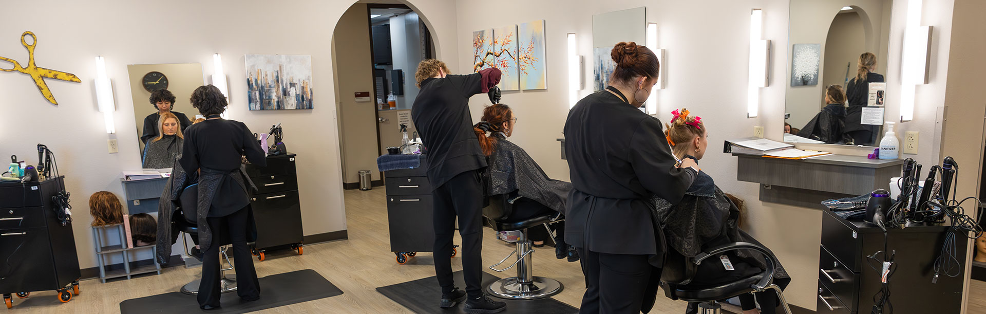 cosmetology students
