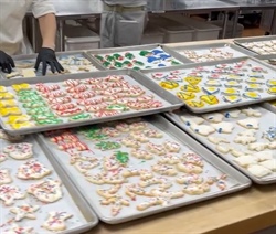 Cookies baked by FVTC Culinary volunteers