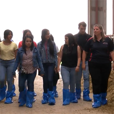 International Students Tour a Local Farm: Life on the Farm