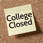 College Closed for Spring Holiday