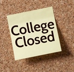 College Closed for Memorial Day