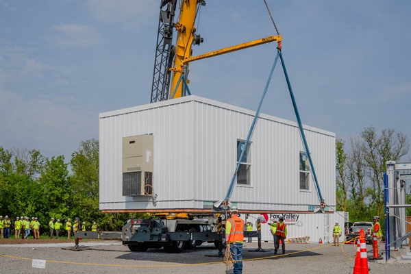 Taking Delivery on a 20,000 lb. Donation