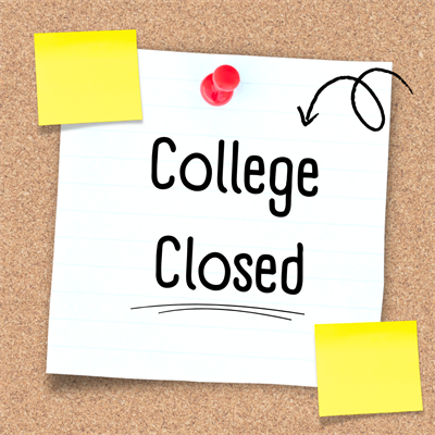 College Closed for Summer Break